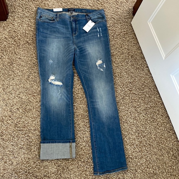Judy Blue Straight Jeans sz 2xl - Picture 1 of 2